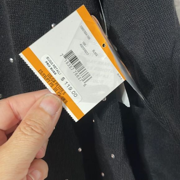 Kasper Open Cardigan and Matching Shell NWT Petite Small - Picture 4 of 14